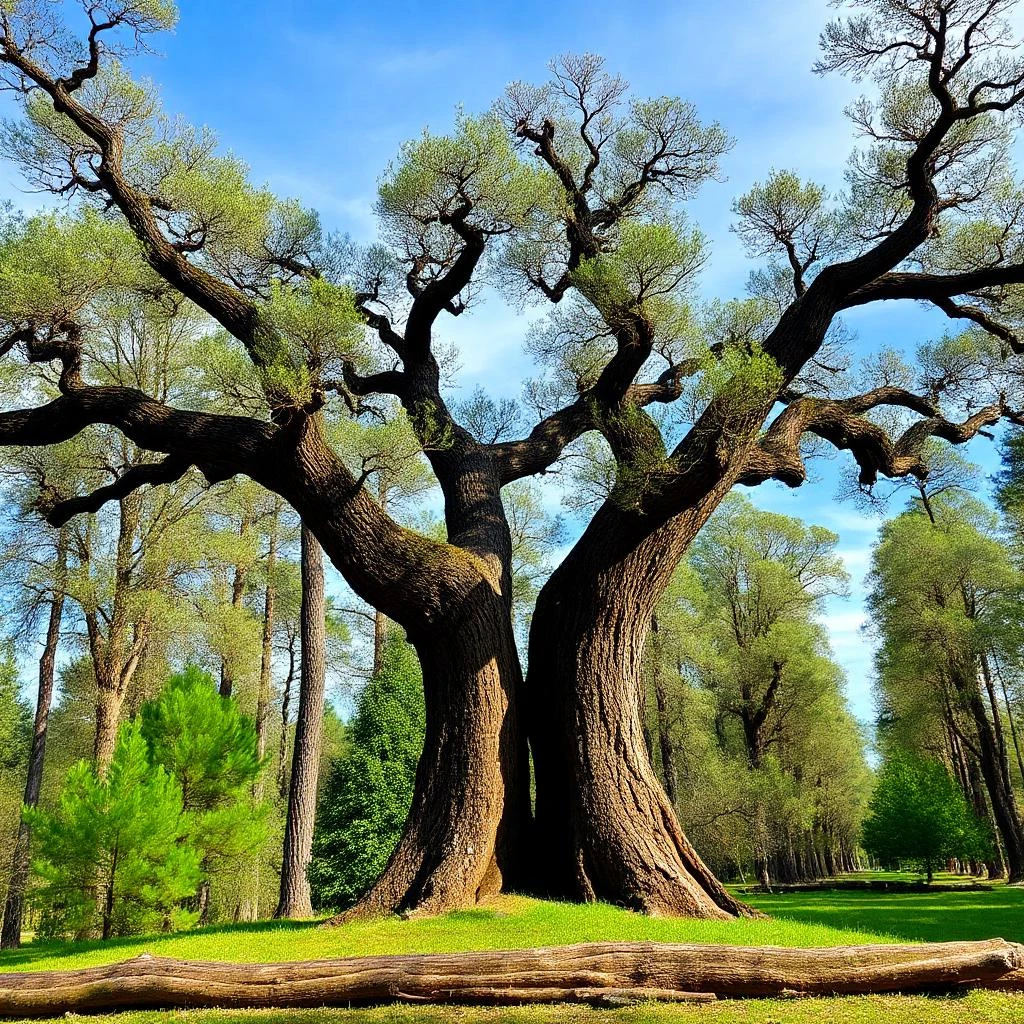 Photo de deux arbres qui se font face pour représenter la communication et l'échange